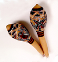 Rattle, Andes, Peru, Fair Trade, Maracas, Gourd, Handcarved