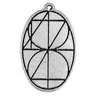 Infinity, Pendant, Cosmic Egg, High Concepts, Leadfree, Pewter, Amulet