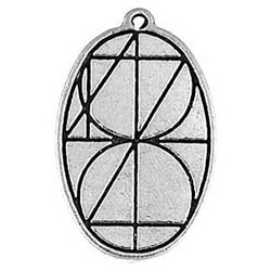 Infinity, Pendant, Cosmic Egg, High Concepts, Leadfree, Pewter, Amulet