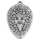 Forest, Nature, Protection, Pendant, Green Man, High Concepts, Leadfree, Pewter, Amulet