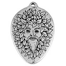 Forest, Nature, Protection, Pendant, Green Man, High Concepts, Leadfree, Pewter, Amulet