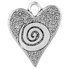 Peace, Joy, Pendant, Heart, High Concepts, Leadfree, Pewter, Amulet