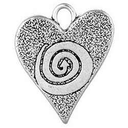 Peace, Joy, Pendant, Heart, High Concepts, Leadfree, Pewter, Amulet