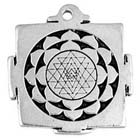 Sri Yantra, Pendant, Creativity, Enlightenment, High Concepts, Leadfree, Pewter, Amulet