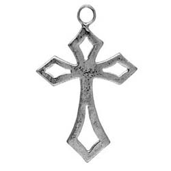 Little Cross, Faith, Christian, Pendant, High, Concepts, Leadfree, Pewter, Safepewter