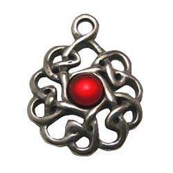 Banba Shield, Celtic Knots, High Concepts, Leadfree, Pewter, Amulet