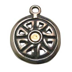 Brigid's Shield, Celtic Knots, High Concepts, Leadfree, Pewter, Amulet