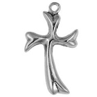 Twisted Cross, Faith, Christian, Pendant, High, Concepts, Leadfree, Pewter, Safepewter