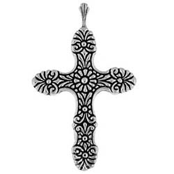 Cross, Faith, Christian, Pendant, High, Concepts, Leadfree, Pewter, Safepewter