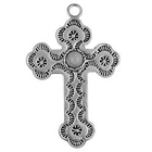 Mexican Cross, Faith, Christian, Pendant, High, Concepts, Leadfree, Pewter, Safepewter