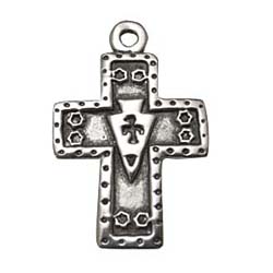 Southwestern Cross, Faith, Christian, Pendant, High, Concepts, Leadfree, Pewter, Safepewter