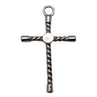 Wrapped Cross, Faith, Christian, Pendant, High, Concepts, Leadfree, Pewter, Safepewter