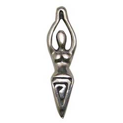 Goddess, Pendant, Chevron, Spiral, High Concepts, Eternal, Leadfree, Pewter, Amulet