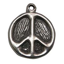 Peace, Pendant, High Concepts, Leadfree, Pewter, Amulet