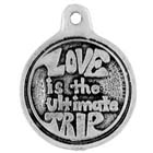 Peace, Love Ultimate, Pendant,  High Concepts, Leadfree, Pewter, Amulet