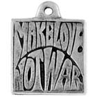 Peace, Make Love Not War, Pendant,  High Concepts, Leadfree, Pewter, Amulet