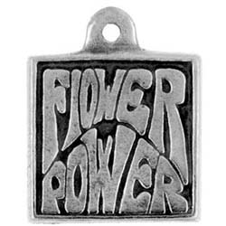 Peace, Flower Power, Pendant,  High Concepts, Leadfree, Pewter, Amulet