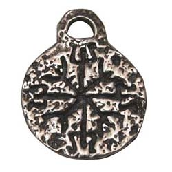 Runes, Pendant, Helm of Spiritual Motivation, Motivation, High Concepts, Leadfree, Pewter, Amulet