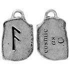 Runes, Pendant, Cosmic, As, High Concepts, Leadfree, Pewter, Amulet