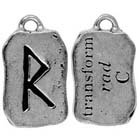 Runes, Pendant, Transform, Rad, High Concepts, Leadfree, Pewter, Amulet