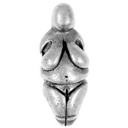 Venus of Willendorf, Goddess, Pendant, Moon, Ritual, Spiral, Circle Goddess, High Concepts, Leadfree, Pewter, Amulet