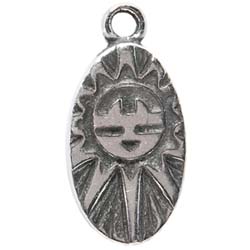 Sun, Southwest, Pendant, Celestial, Native American, High Concepts, Leadfree, Pewter, Amulet