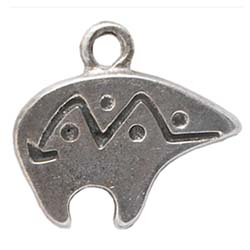 Bear, Southwest, Pendant, Native American, Sedona, Zuni Bear, High Concepts, Leadfree, Pewter, Amulet