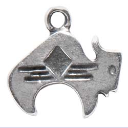 Buffalo, Southwest, Pendant, Native American, Sedona, High Concepts, Leadfree, Pewter, Amulet