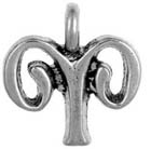Zodiac, Pendant, Astrology, Horoscope, Aries,, High Concepts, Leadfree, Pewter, Amulet