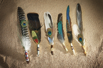 Smudge Feather, Incense, Sage