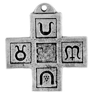 Talisman, Seasons Cross, High Concepts, Leadfree, Pewter, Amulet