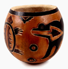 Andes, Peru, Fair Trade, Bowl, Gourd, Animals, Handcarved