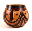 Andes, Peru, Fair Trade, Bowl, Gourd, Geometric, Handcarved