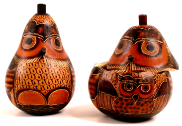 Andes, Peru, Fair Trade, Boxes, Box, Gourd, Owl, Handcarved