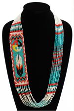 Native American Designs Beaded Necklaces