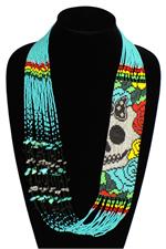 Day of the Dead Beaded Necklace